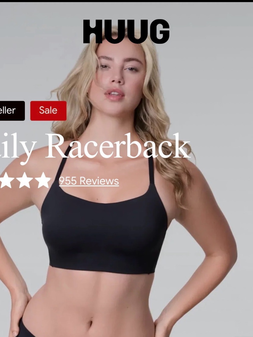 Huug Daily Racerback